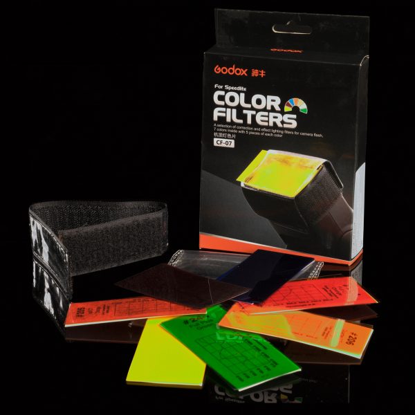 Kit de filtros de colores para flash